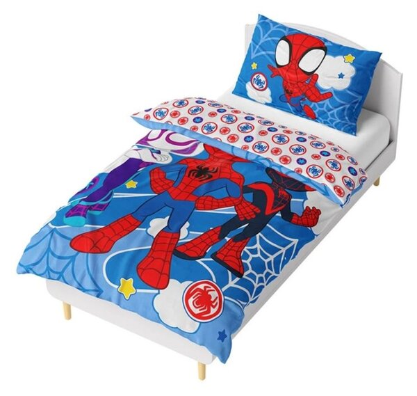 Mikroplyšové povlečení Spidey Úžasní přátelé 140x200, 70x90 cm
