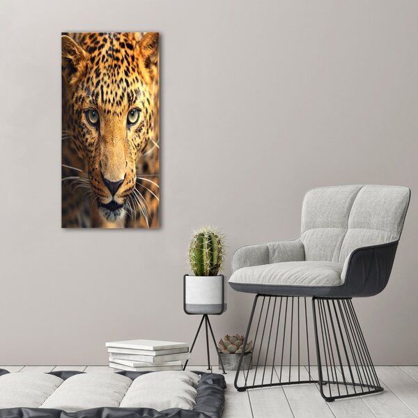Vertikální Moderní obraz canvas na rámu Leopard ocv-42852431