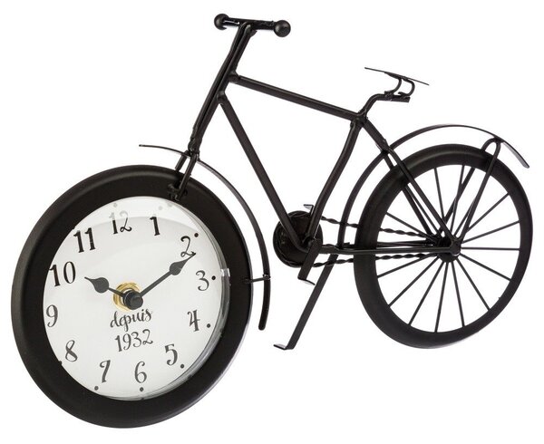 Stolní hodiny BIKE, 29 x 7 x 18 cm, kov