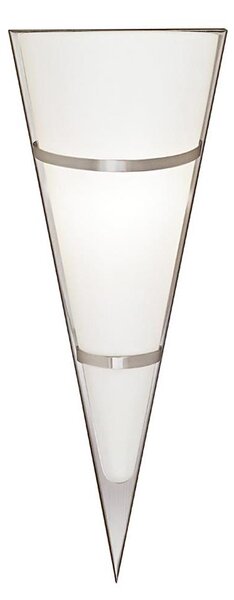 EGLO 87791 - Nástěnné svítidlo PASCAL 1 1xE14/60W bílá / nerez