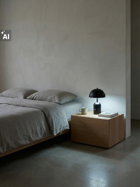 Sinsay - Minimalistická LED noční lampička - černá