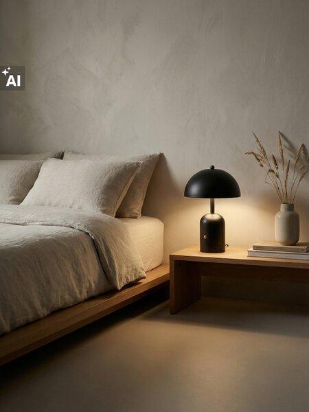 Sinsay - Minimalistická LED noční lampička - černá