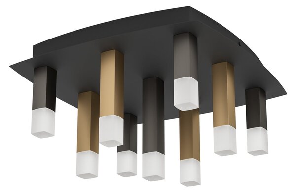 Stropní Lampa Stars of Light, Estanterios, stmívatelné, Černá, Obývací pokoj, Hliník, Moderní