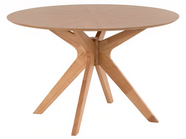 Dubový kulatý jídelní stůl Somcasa Carmel 120 cm