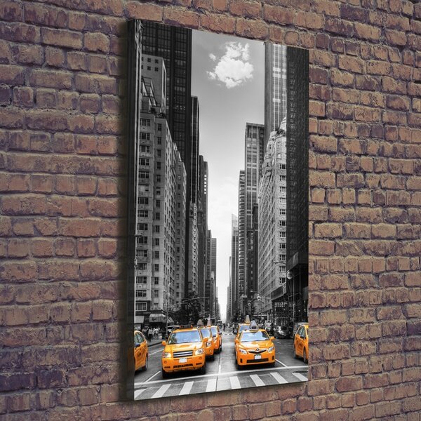 Vertikální Foto obraz na plátně Taxi New York ocv-44846834