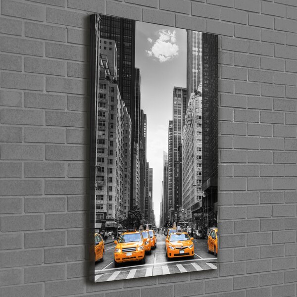 Vertikální Foto obraz na plátně Taxi New York ocv-44846834