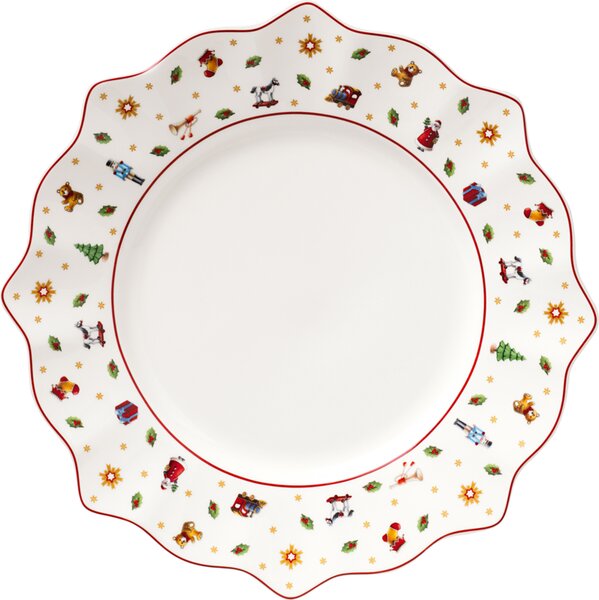 Villeroy&Boch Villeroy & Boch Toy's Delight plochý bílý talíř, Ø 28cm