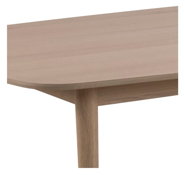 Rozkládací jídelní stůl s deskou v dubovém dekoru 210x100 cm Aston - Actona