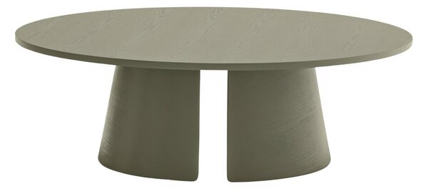 Zelený kulatý konferenční stolek Teulat Cep 110 cm