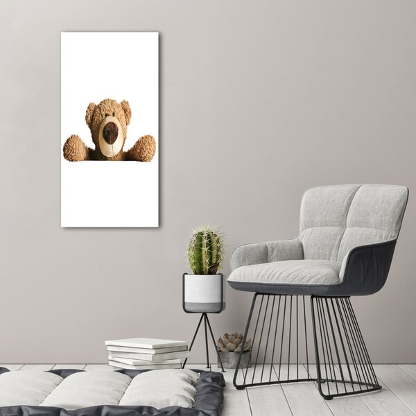 Vertikální Foto obraz canvas Plyšový medvídek ocv-48618838
