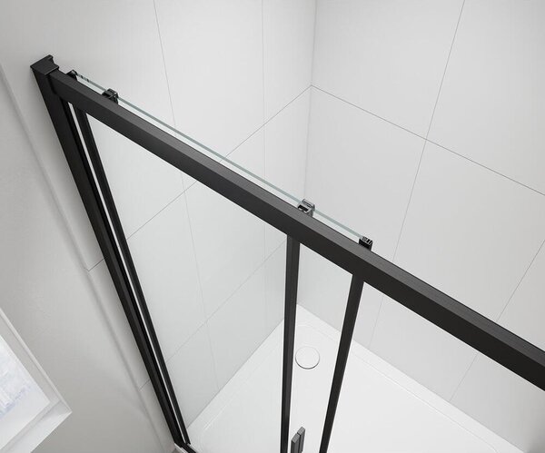 EASY BLACK Obdélníkový sprchový kout 1200x700mm L/R varianta
