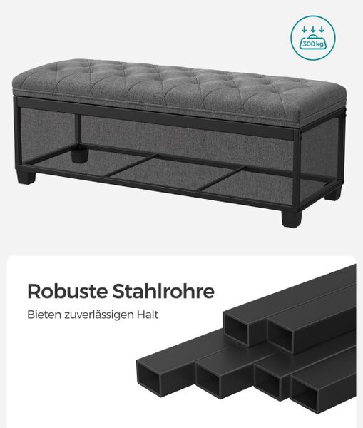Skládací lavička s úložným prostorem LSF088G01