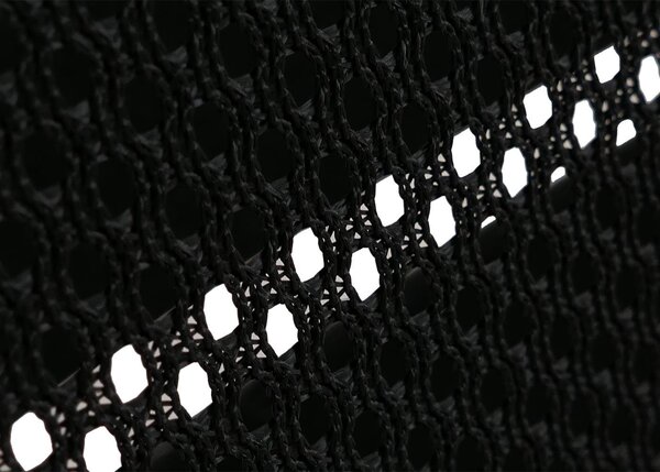 Sada 2 jídelních židlí HWC-K51, židle s područkami, látka/textil (250 g/m²) černá, rám černý