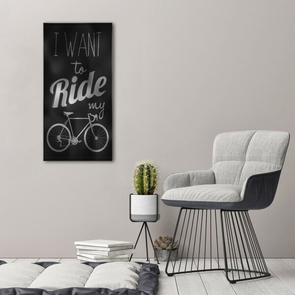 Vertikální Foto obraz canvas Want to ride ocv-49973118