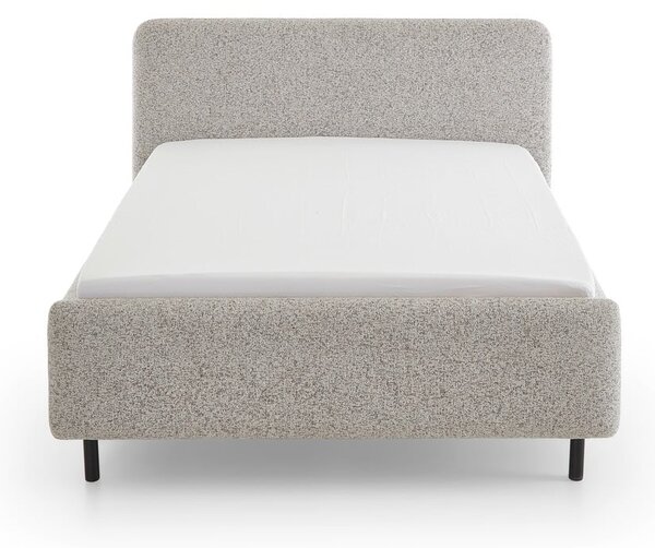 Béžová čalouněná dvoulůžková postel s úložným prostorem s roštem 140x200 cm Primo – Meise Möbel