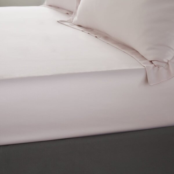 Růžové napínací saténové prostěradlo 150x200 cm Silky Soft – Catherine Lansfield