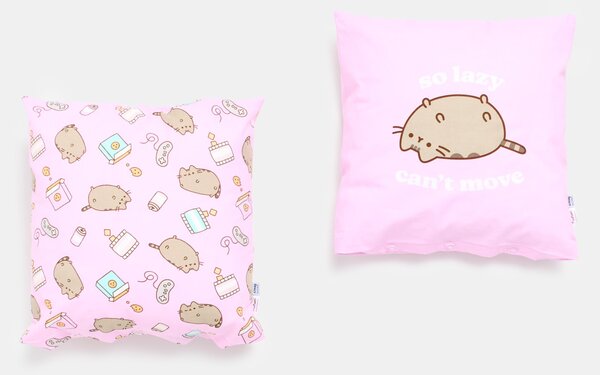 Sinsay - Povlaky na polštáře 2 balení Pusheen the Cat - fialová