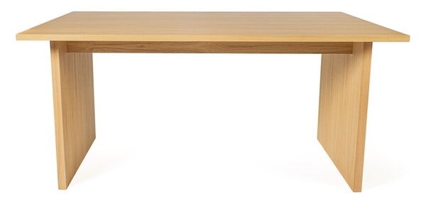 Jídelní stůl s deskou v dubovém dekoru 90x160 cm Stripe – Woodman