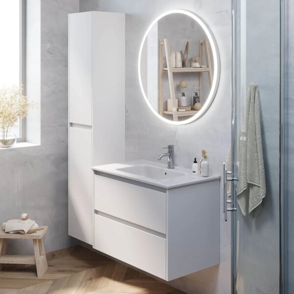 Koupelnová skříňka MOLDE 174 cm bílá