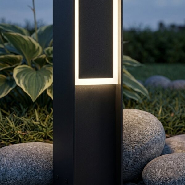 LED Venkovní lampa MODO LED/4,8W/230V 4000K IP54 30 cm černá