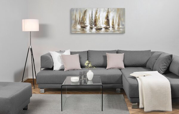 OLEJOMALBA, pláž a moře, 150/70 cm Monee - Olejomalby
