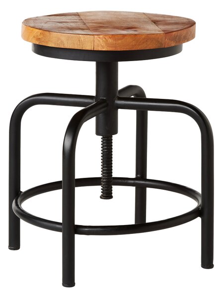 TABURET, dřevo, kov, 36/49/36 cm Ambia Home - Taburety