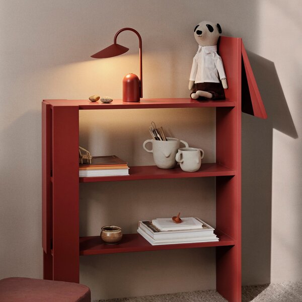 FERM LIVING Přenosná lampa Arum, Oxide Red