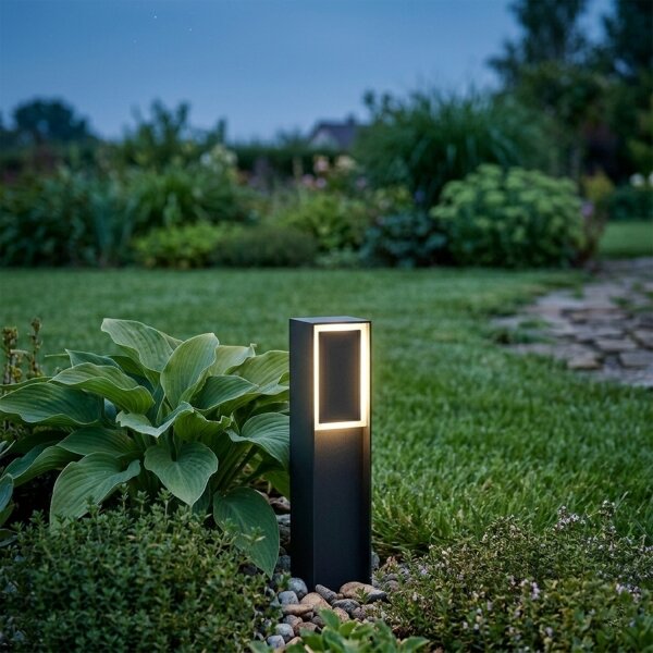 LED Venkovní lampa MODO LED/4,8W/230V 4000K IP54 30 cm černá