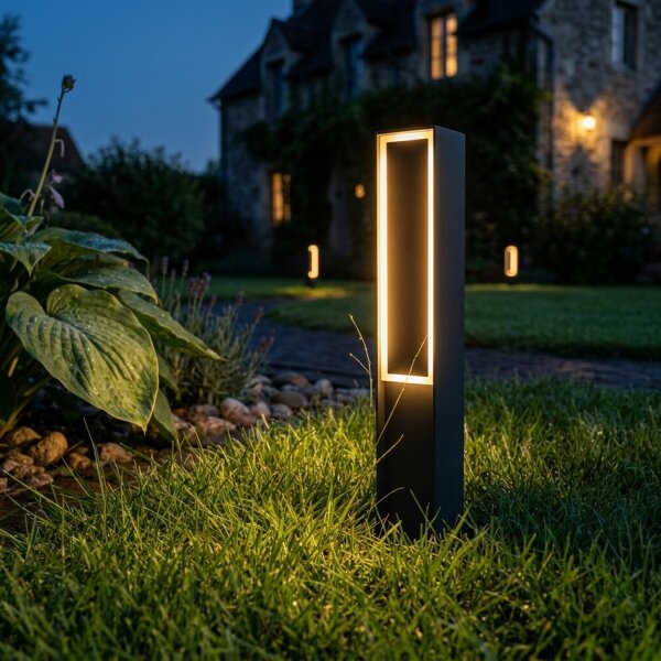 LED Venkovní lampa MODO LED/8W/230V 4000K IP54 50 cm černá