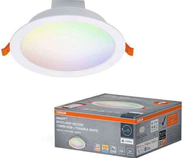 Osram - LED RGB Stmívat. podhledové svítidlo SMART+ DOWNLIGHT LED/12W/230V Wi-Fi
