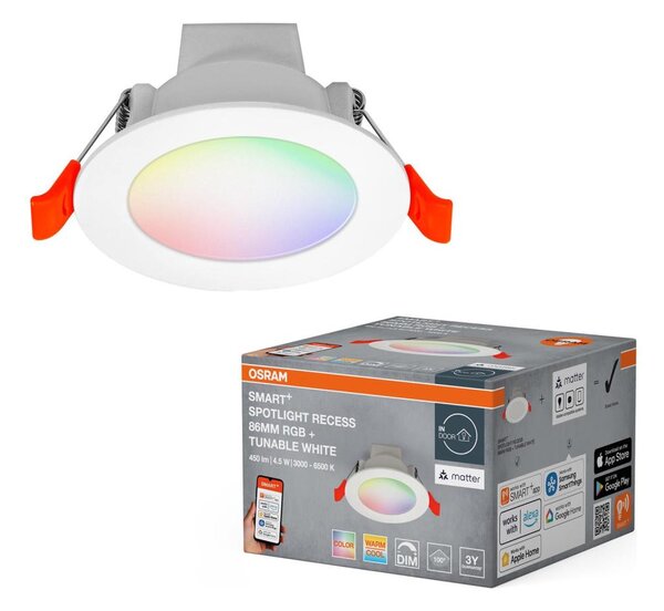 Osram -LED RGB Stmívat. podhledové svítidlo SMART+ DOWNLIGHT LED/4,5W/230V Wi-Fi