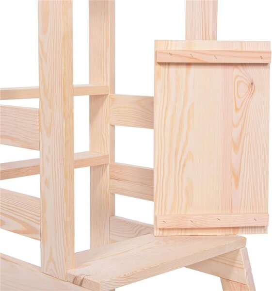 Dětská učící věž SPRINGOS LEARNING KCH01 přírodní
