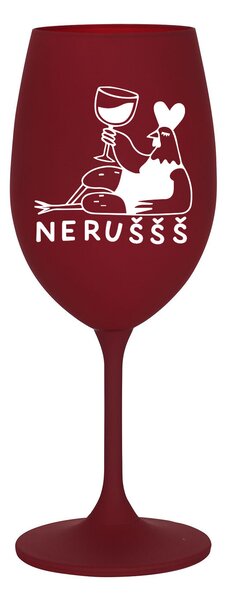 NERUŠŠŠ - bordó sklenice na víno 350 ml