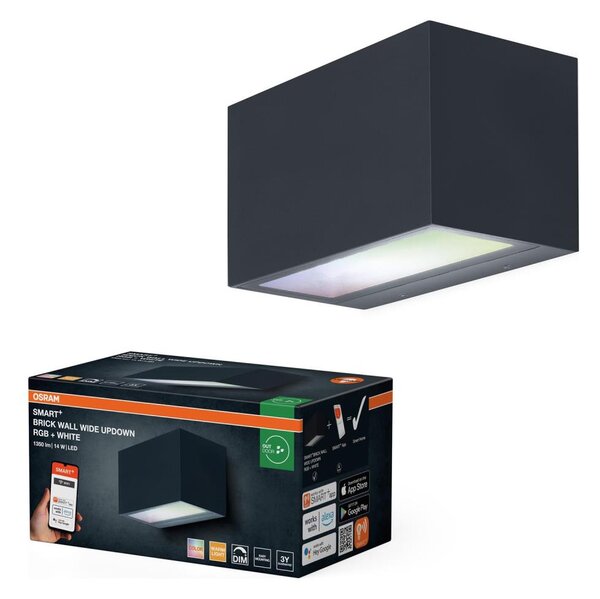 Osram -LED RGBW Stmív. venk. nást. svítidlo SMART+ BRICK LED/14W/230V IP44 Wi-Fi