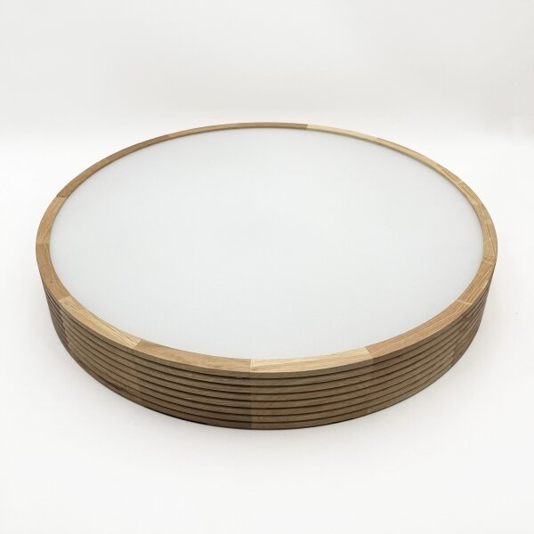 Brilagi - LED Stropní svítidlo CARVALHO MODERN 4xE27/60W/230V dub pr. 57,5 cm