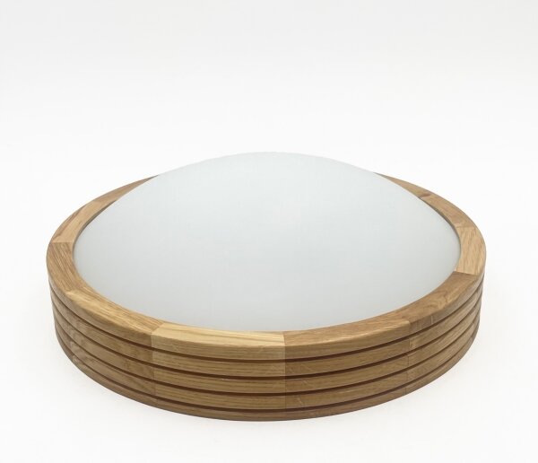 Brilagi - LED Stropní svít. CARVALHO MODERN SLIM 1xE27/60W/230V pr. 27,5 cm dub