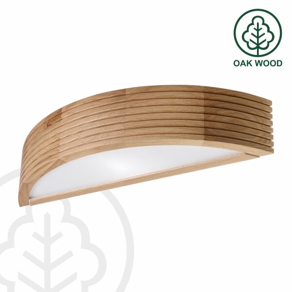 Brilagi - LED Nástěnné svítidlo CARVALHO MODERN 3xE27/60W/230V dub
