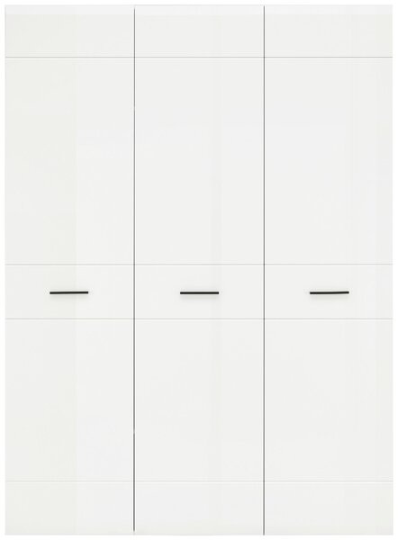 ŠATNÍ SKŘÍŇ S OTOČNÝMI DVEŘMI, bílá, 150/206,2/59,6 cm Hom`in - Šatní skříně