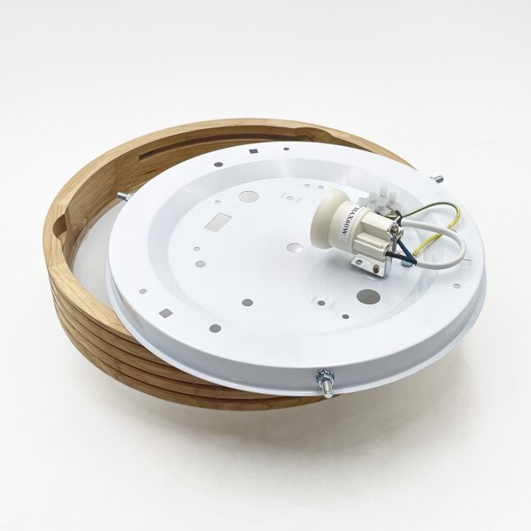 Brilagi - LED Stropní svít. CARVALHO MODERN SLIM 1xE27/60W/230V pr. 27,5 cm dub