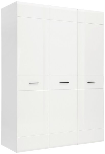 ŠATNÍ SKŘÍŇ S OTOČNÝMI DVEŘMI, bílá, 150/206,2/59,6 cm Hom`in - Šatní skříně