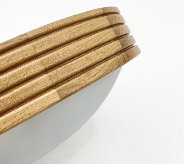 Brilagi - LED Stropní svít. CARVALHO MODERN SLIM 1xE27/60W/230V pr. 27,5 cm dub