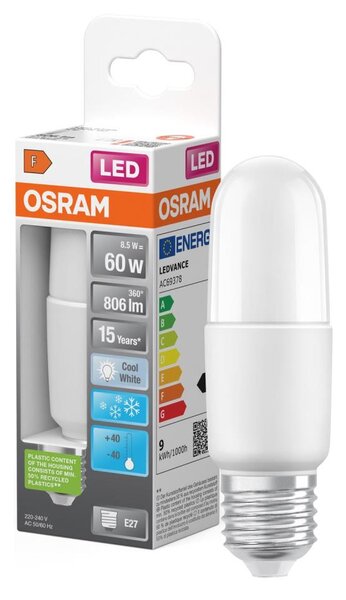 LED Stmívatelná žárovka STICK E27/8,5W/230V 4000K - Osram