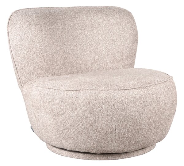 LABEL51 Křeslo Lounge chair Bunny - Taupe - Amazy