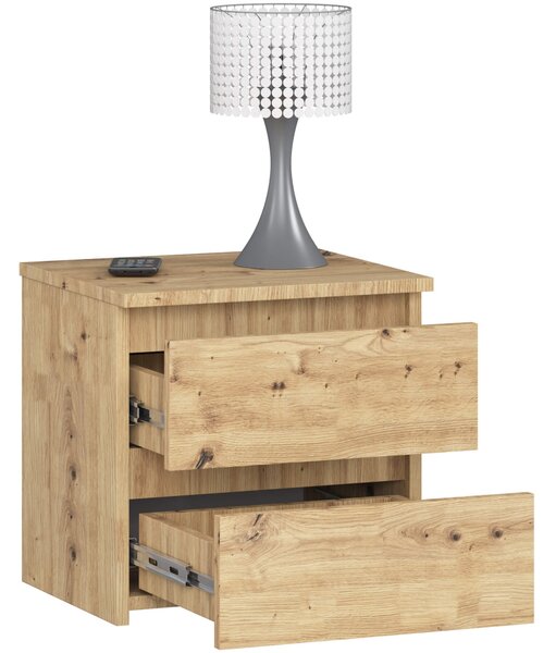 Ak furniture Noční stolek CL2 40 cm dub artisan