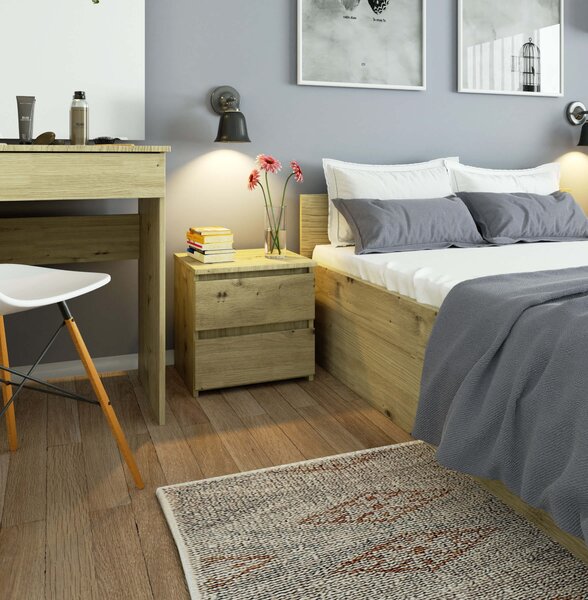 Ak furniture Noční stolek CL2 40 cm dub artisan