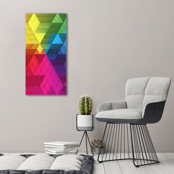 Vertikální Foto obraz na plátně Geometrické pozadí ocv-54475331