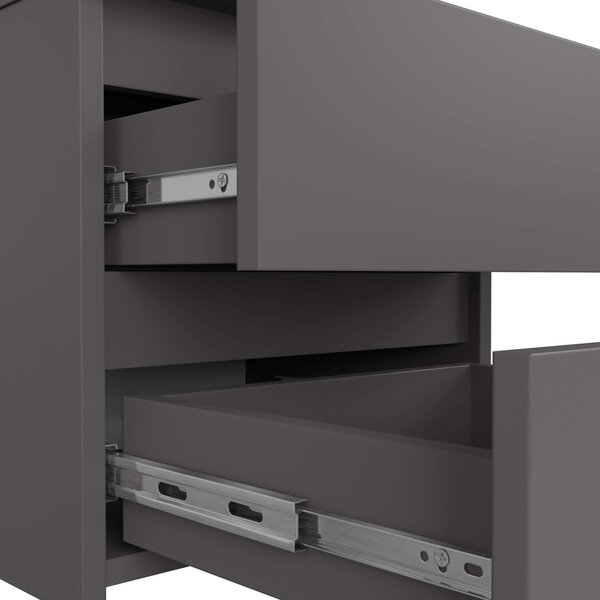 Ak furniture Noční stolek CL2 40 cm grafitově šedý