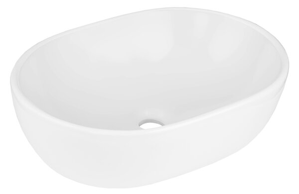 Gamma Pino, umyvadlo na desku 480x350x130 mm, bílá lesklá, GMA-UC-PINO