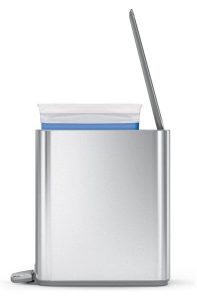 Pedálový úzký odpadkový koš Simplehuman – 5 l, kartáčovaná nerez ocel