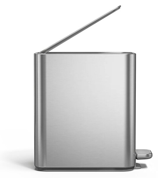 Pedálový úzký odpadkový koš Simplehuman – 5 l, kartáčovaná nerez ocel